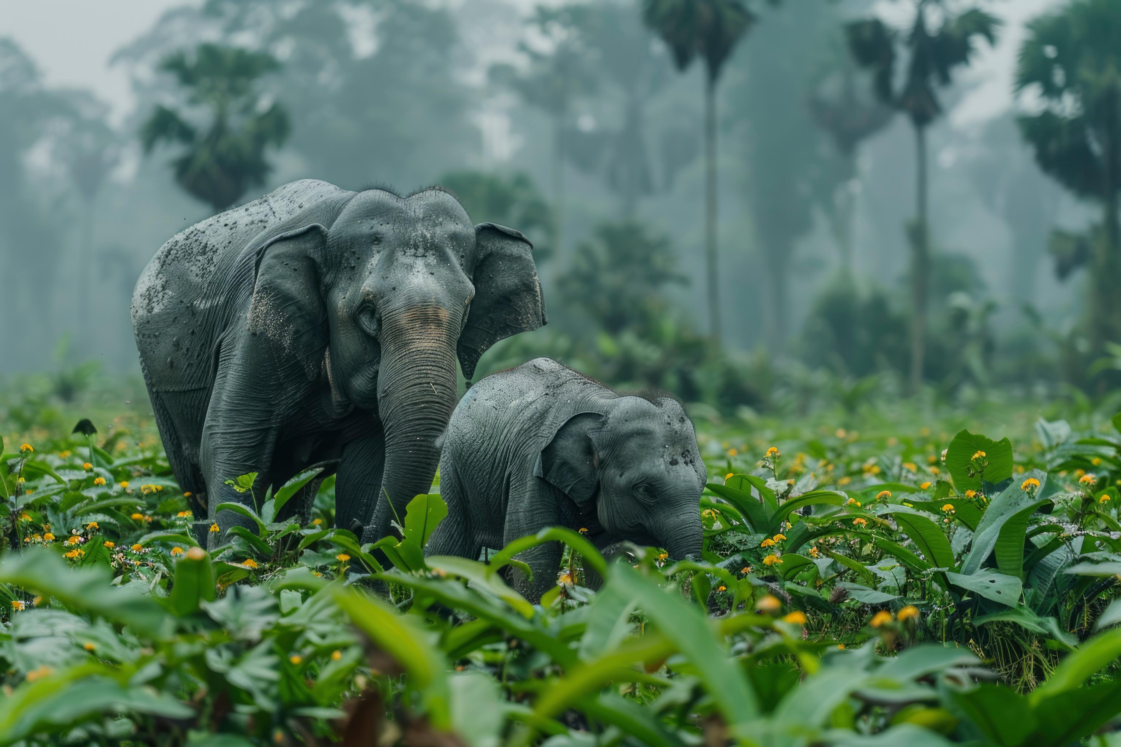 Sri Lankan safari at sunrise